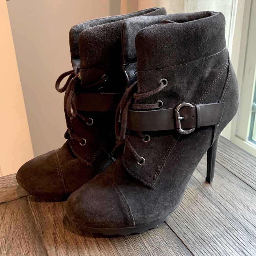 Guess suede boots Size 8.5